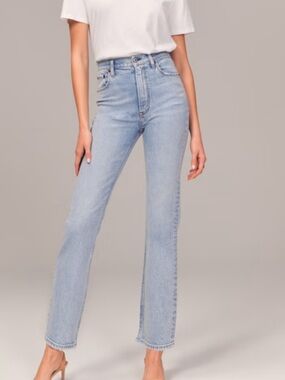Abercrombie & Fitch The Ankle Straight Ultra High Raise Size 30/10